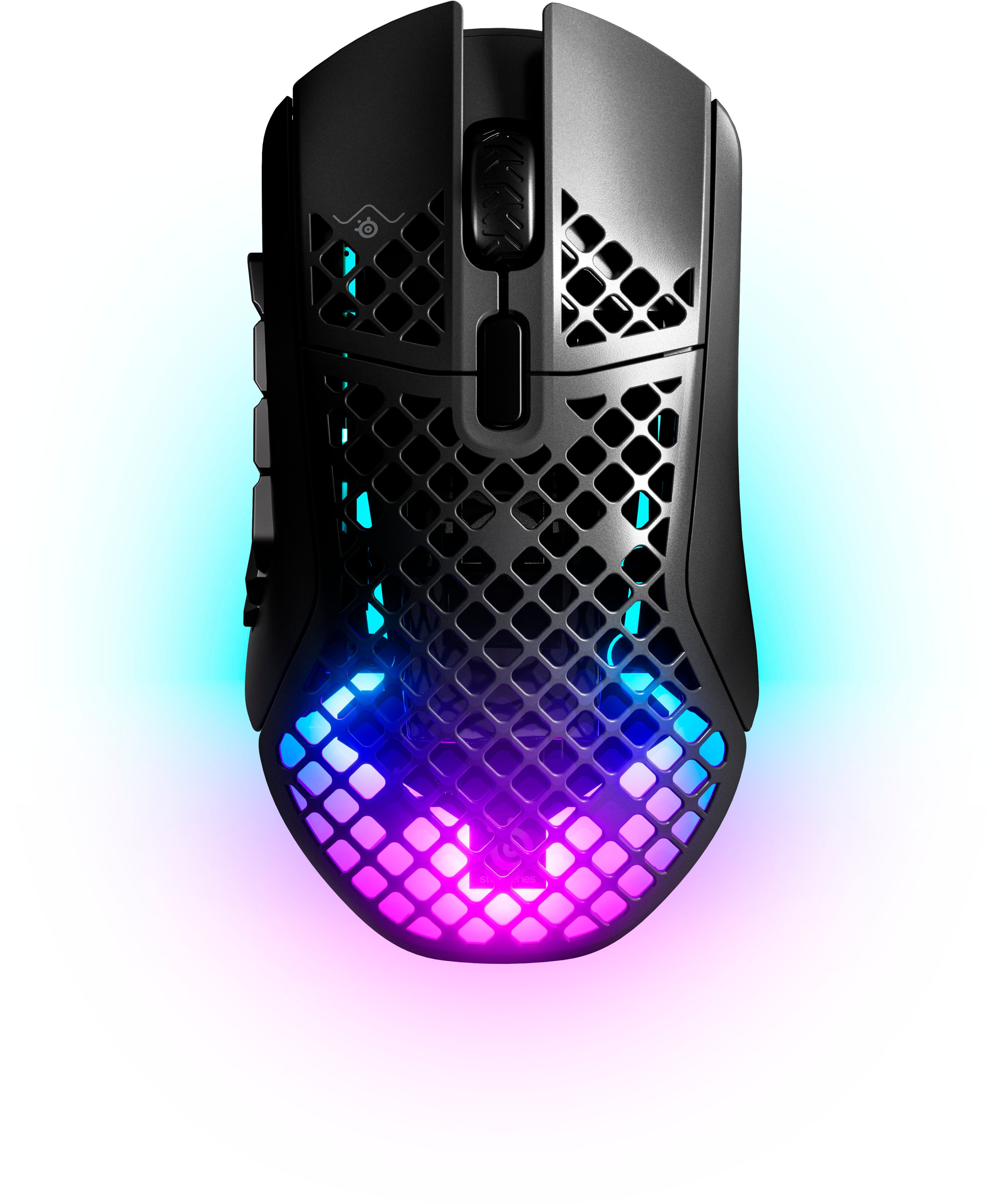 SteelSeries Aerox 9 Wireless Ultra Lightweight Honeycomb Water Resistant  RGB Optical Gaming Mouse With 18 Programmable Buttons Black 62618 - Best Buy