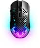 Front. SteelSeries - Aerox 9 Wireless Ultra Lightweight Honeycomb Water Resistant RGB Optical Gaming Mouse With 18 Programmable Buttons - Black.