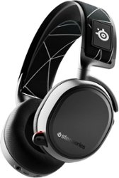 SteelSeries - Arctis 9 Wireless Gaming Headset for PC, PS5, and PS4 - Black - Front_Zoom