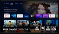 SunBriteTV - Veranda 3 Series 65" Class LED Outdoor Full Shade 4K UHD Smart Android TV - Front_Zoom
