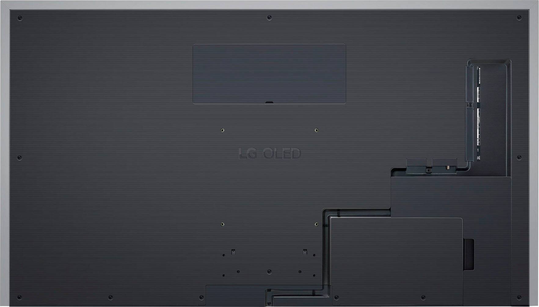 Alt View 3. LG - 83" Class G2 Series OLED evo 4K UHD Smart webOS TV with Gallery Design - Silver.