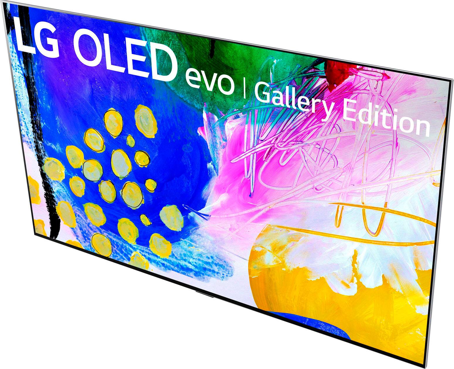 Alt View 1. LG - 83" Class G2 Series OLED evo 4K UHD Smart webOS TV with Gallery Design - Silver.