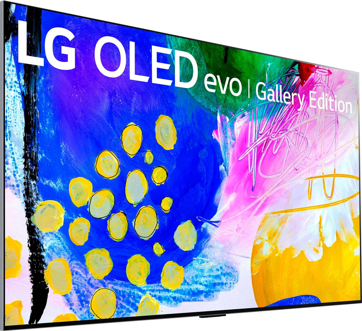 Alt View 16. LG - 83" Class G2 Series OLED evo 4K UHD Smart webOS TV with Gallery Design - Silver.