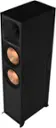 Angle. Klipsch - Reference 800 Series Dual 8" 600-Watt Passive 2-Way Floor Standing Speaker (Each) - black.