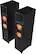 Alt View 13. Klipsch - Reference 800 Series Dual 8" 600-Watt Passive 2-Way Floor Standing Speaker (Each) - black.