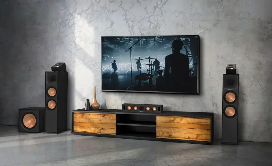 Alt View 19. Klipsch - Reference 800 Series Dual 8" 600-Watt Passive 2-Way Floor Standing Speaker (Each) - black.