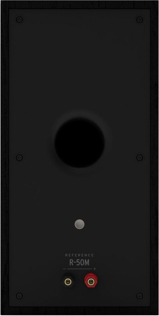 Back View: Klipsch - Reference Series 5-1/4" 340-Watt Passive 2-Way Bookshelf Speakers (Pair) - Black