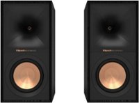 Klipsch - Reference Series 5-1/4" 340-Watt Passive 2-Way Bookshelf Speakers (Pair) - Black - Front_Zoom
