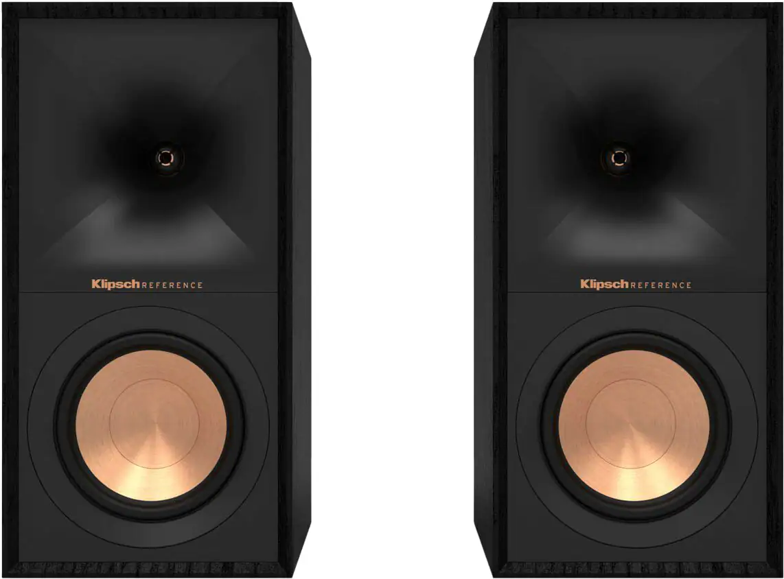 Klipsch - Reference Series 5-1/4" 340-Watt Passive 2-Way Bookshelf Speakers (Pair) - Black