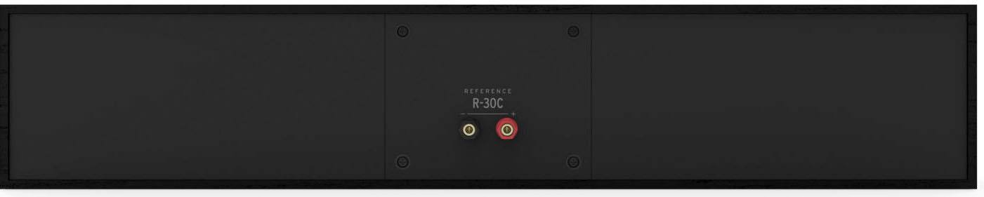 Back. Klipsch - Next Gen Reference Series Quad 3-1/2" 400-Watt Passive 2-Way Center-Channel Speaker - Black.