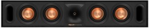 Klipsch - Next Gen Reference Series Quad 3-1/2" 400-Watt Passive 2-Way Center-Channel Speaker - Black - Front_Zoom