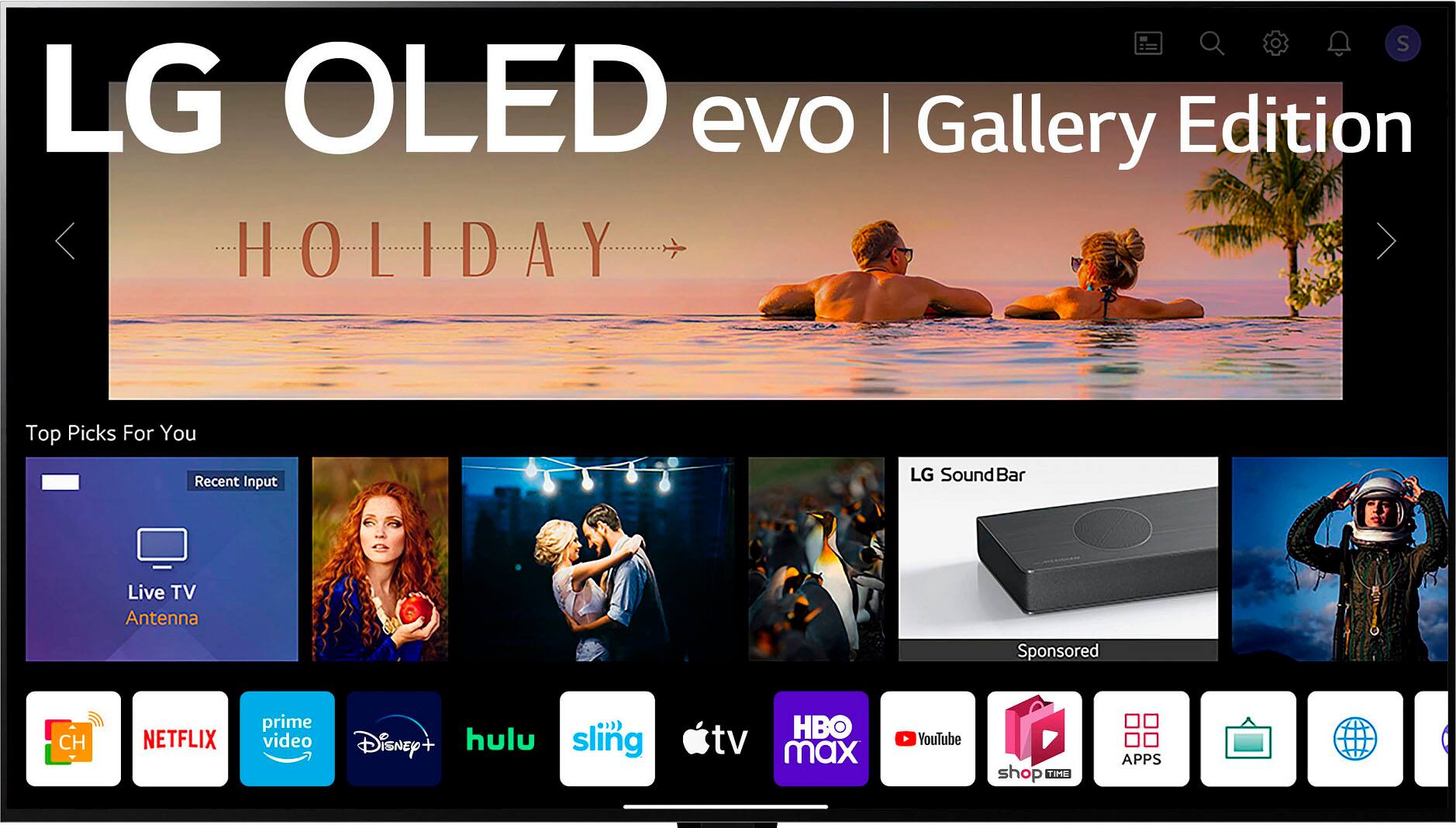 Zoom in on Angle Zoom. LG - 55" Class G2 Series OLED evo 4K UHD Smart webOS TV with Gallery Design.