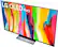 Alt View 3. LG - 65" Class C2 Series OLED evo 4K UHD Smart webOS TV - Dark Silver.
