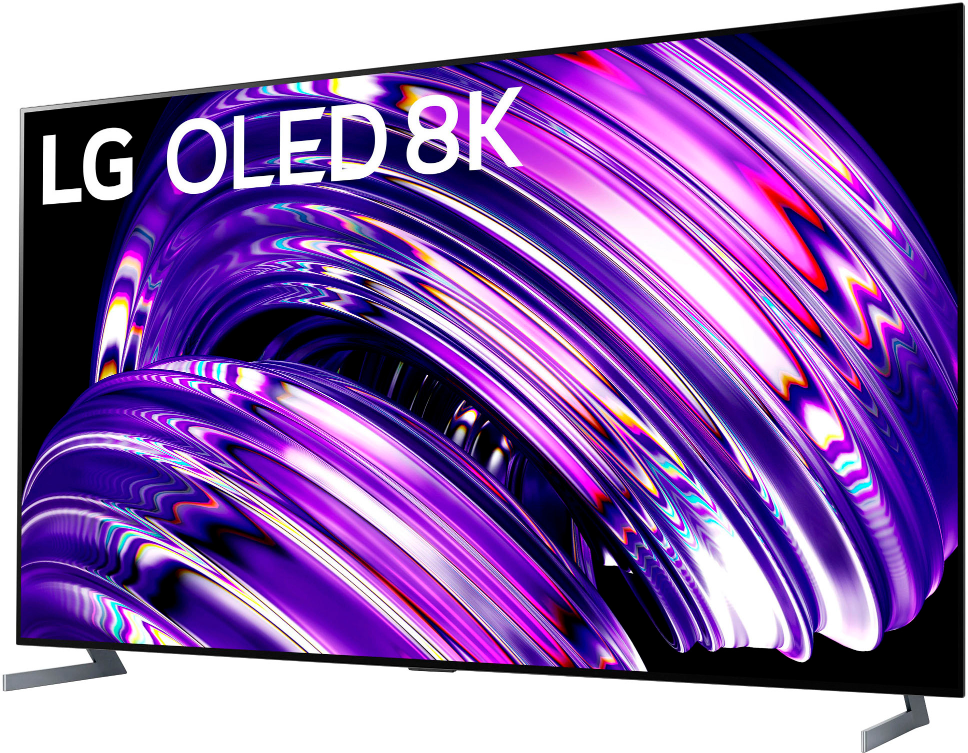 Back View: LG - 77" Class Z2 Series OLED 8K UHD Smart webOS TV with Gallery Design
