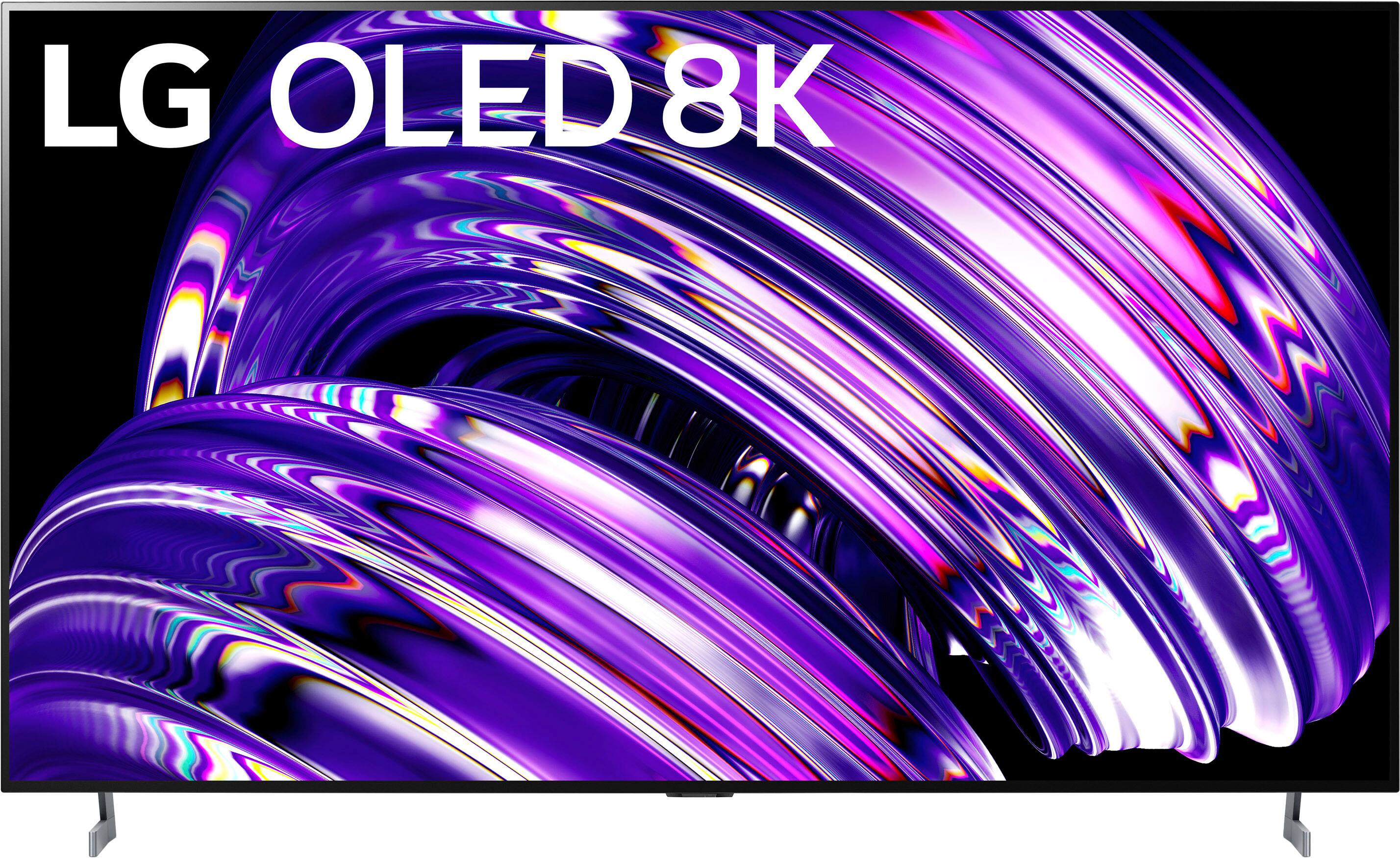 Front. LG - 77" Class Z2 Series OLED 8K UHD Smart webOS TV with Gallery Design - Silver.