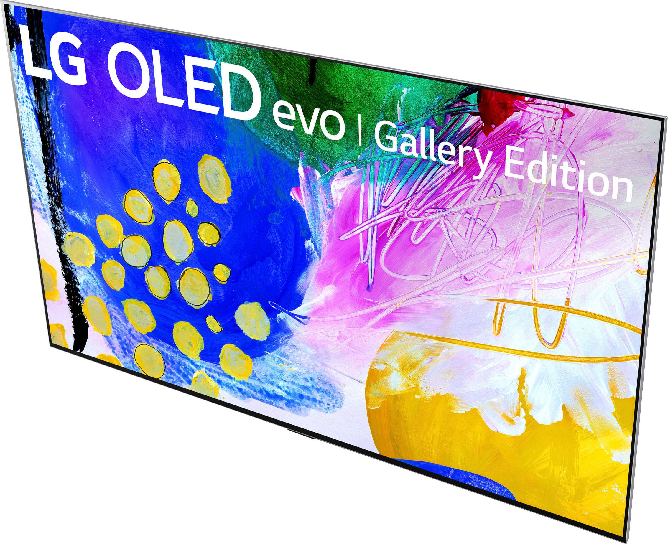Alt View 1. LG - 65" Class G2 Series OLED evo 4K UHD Smart webOS TV with Gallery Design - Silver.
