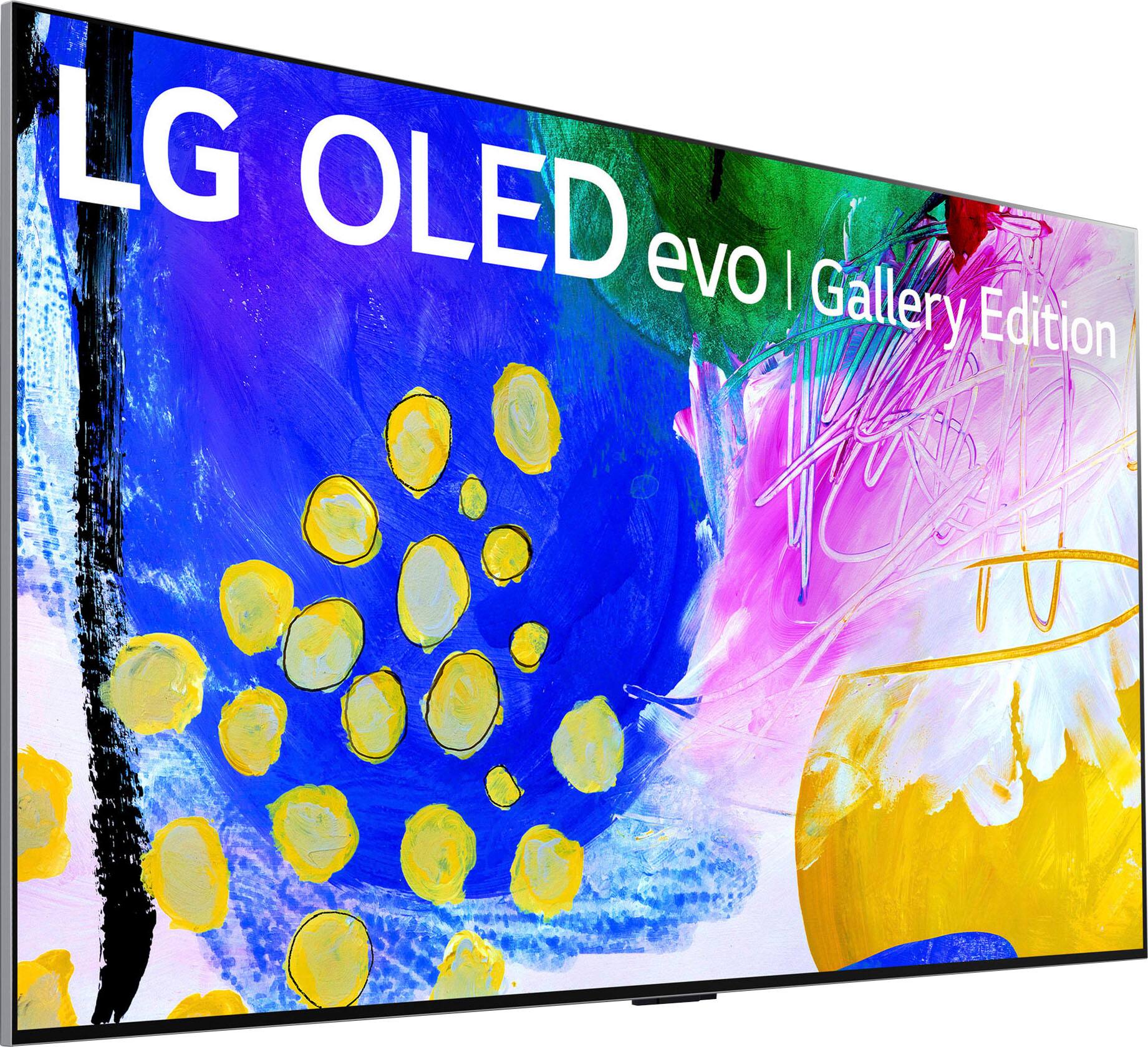 Alt View 16. LG - 65" Class G2 Series OLED evo 4K UHD Smart webOS TV with Gallery Design - Silver.
