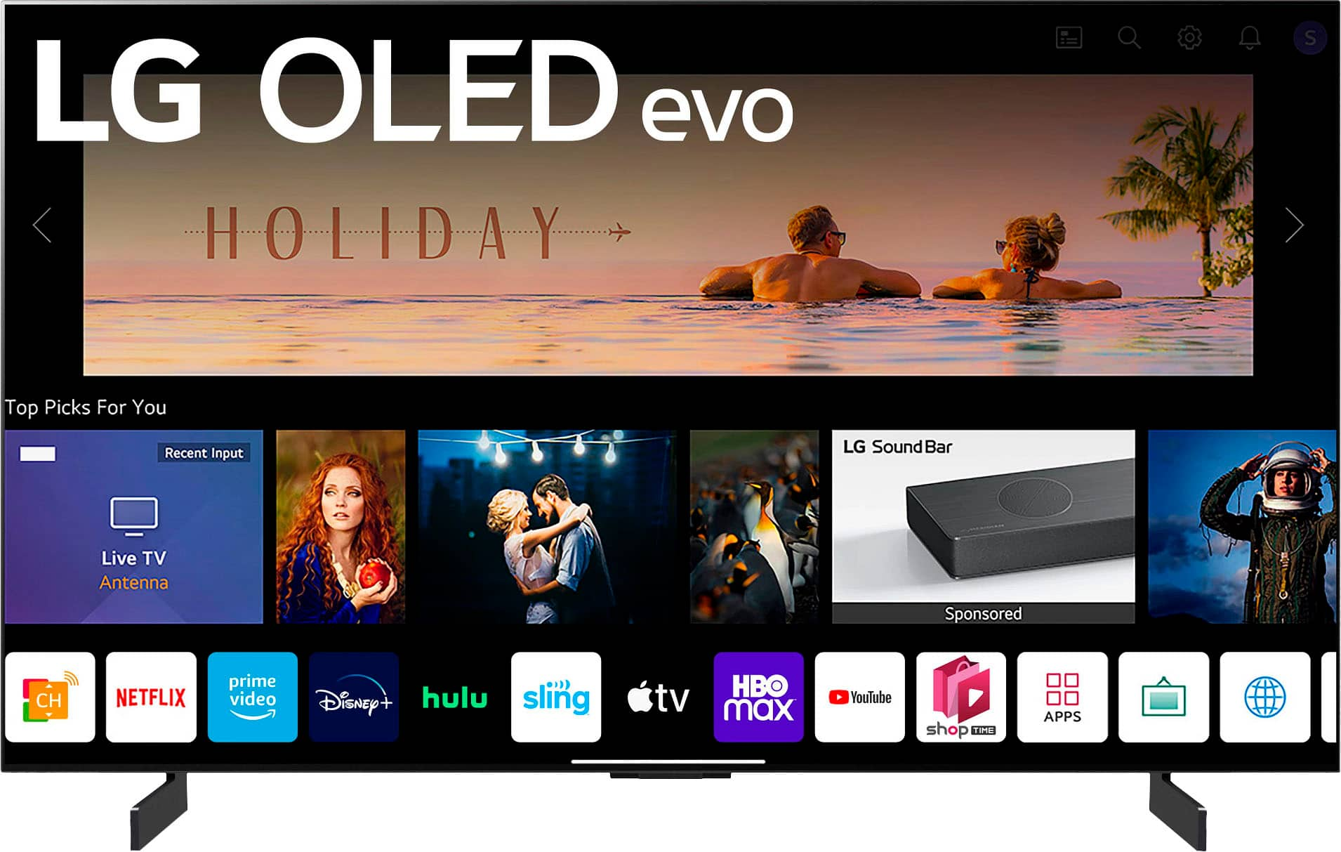 Angle View: LG - 42" Class C2 Series OLED evo 4K  UHD Smart webOS TV