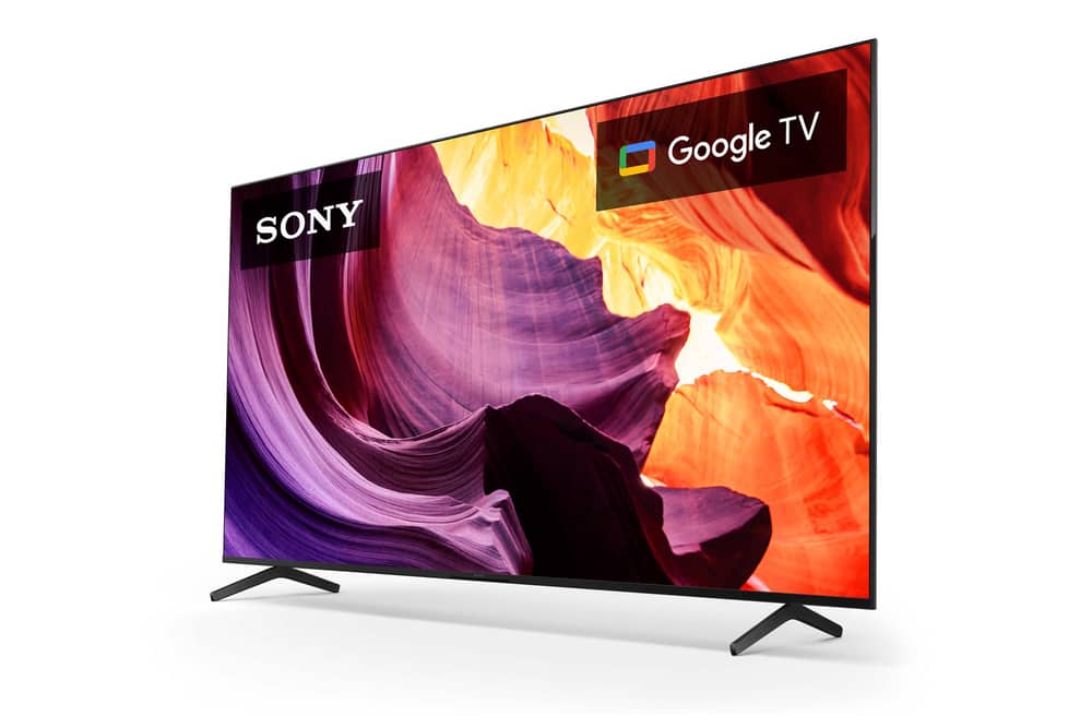 Back. Sony - 85" Class X80K LED 4K UHD Smart Google TV - Black.