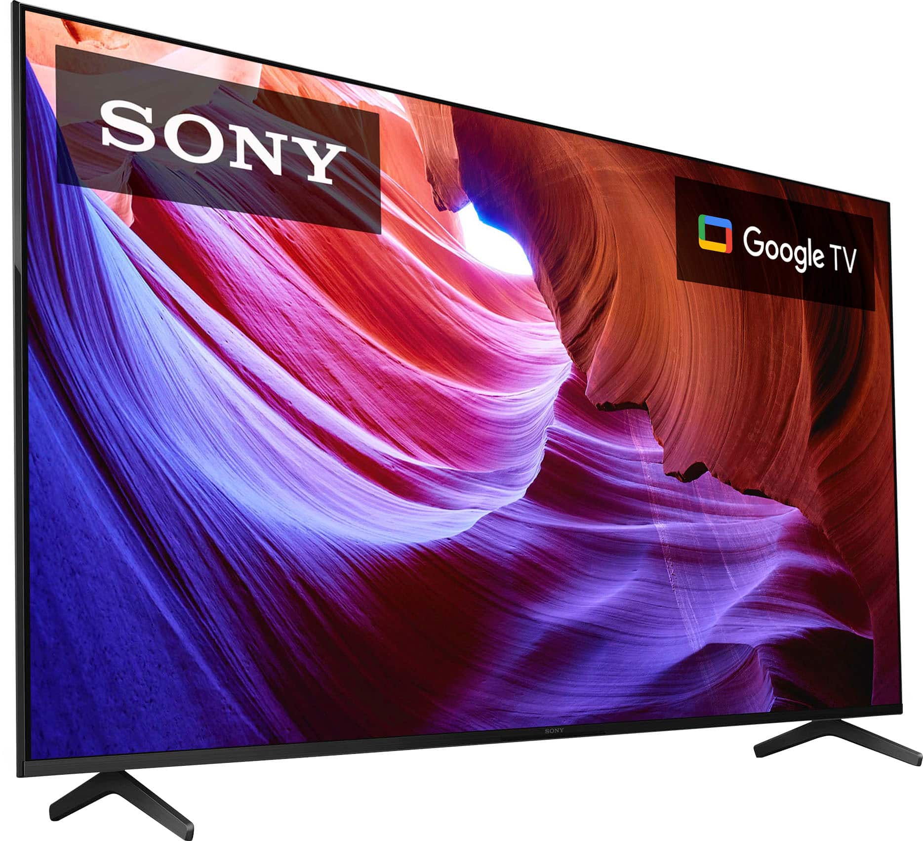 Angle. Sony - 65" Class X85K LED 4K UHD Smart Google TV - Black.