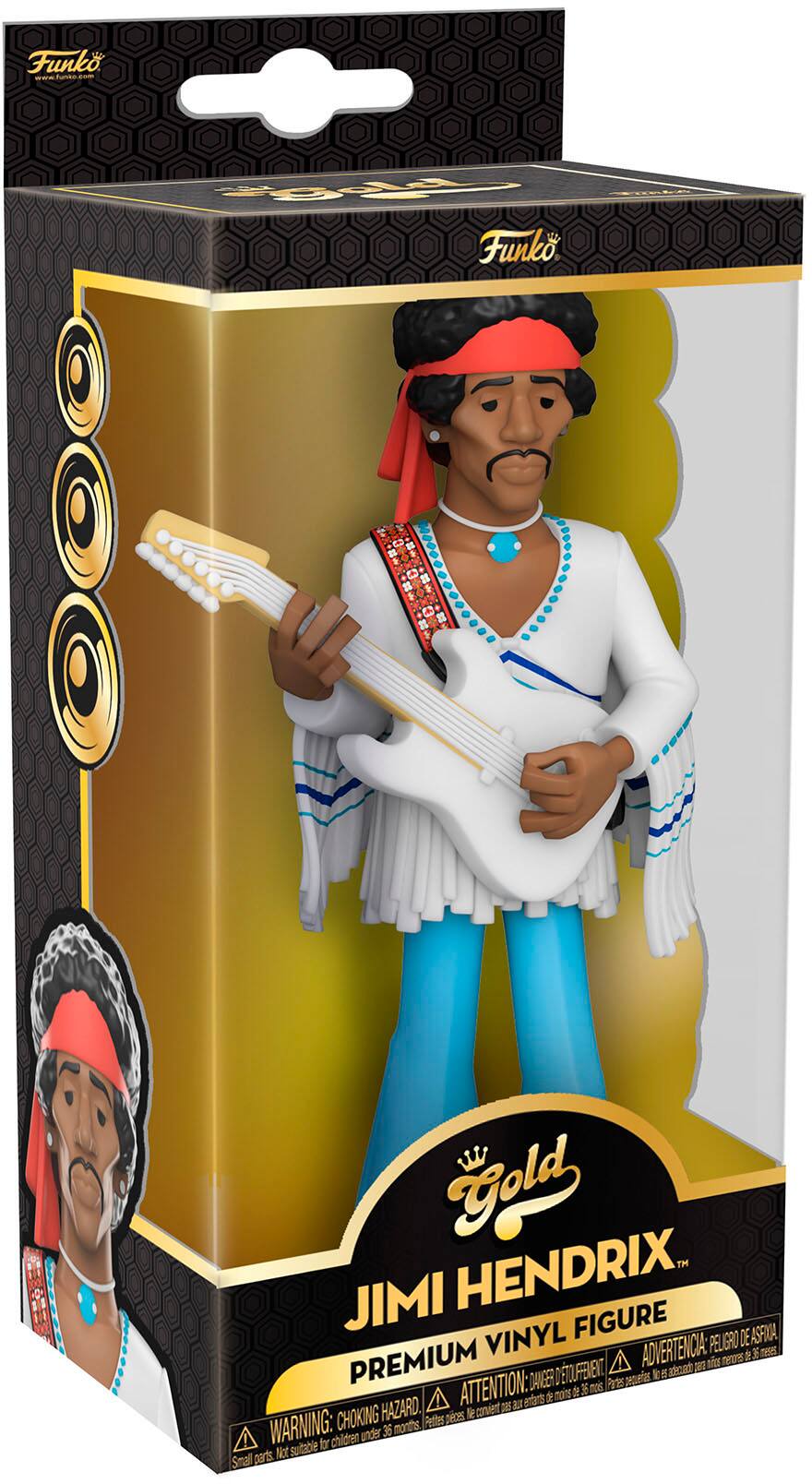 Angle. Funko - Vinyl Gold 5": Jimi Hendrix.