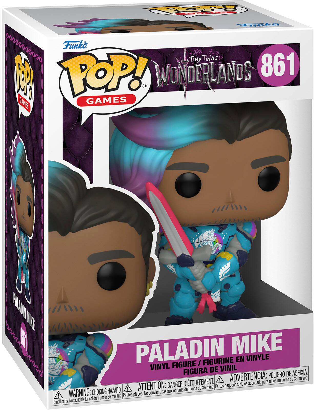 Angle. Funko - POP! Games: Borderlands - Paladin Mike.