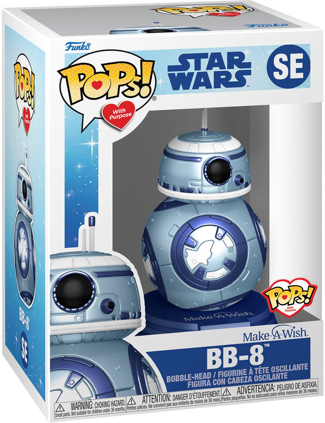 Angle. Funko - POP! Star Wars: Make-A-Wish - BB-8.