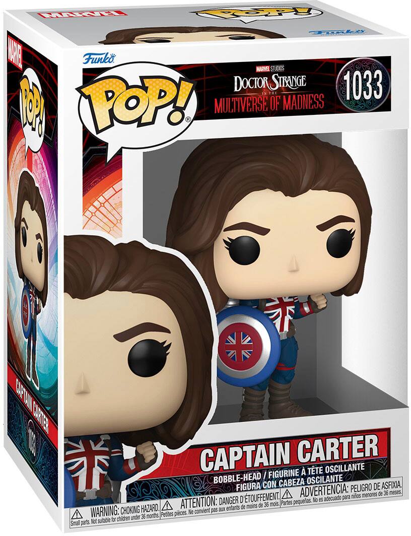 Angle. Funko - POP! Marvel: Studios' Doctor Strange in the Multiverse of Madness - Captain Carter - Multi.