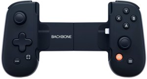 Backbone One Mobile Gaming Controller for iPhone [FREE 1 Month Xbox Game Pass Ultimate Included] - Black - Front_Zoom