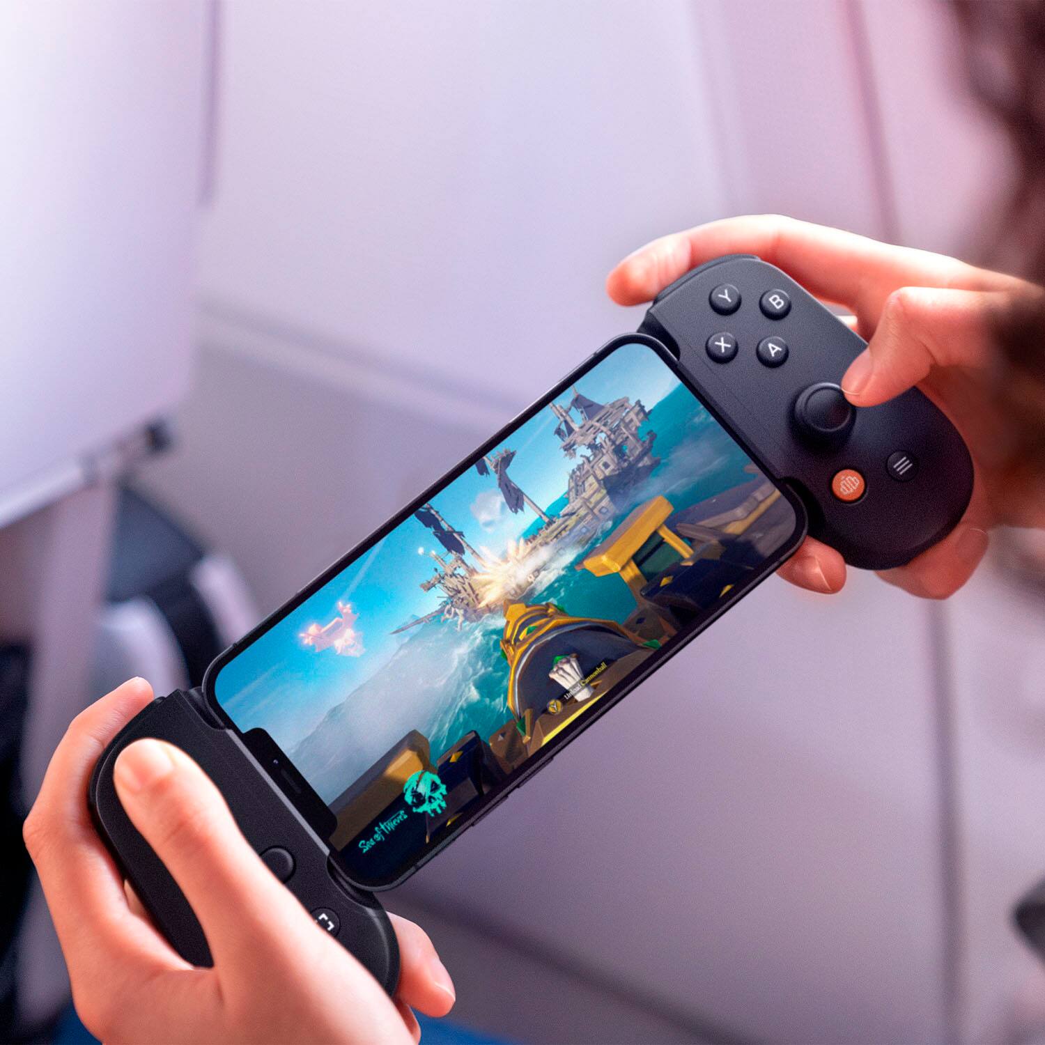 Alt View 16. Backbone - One (Lightning) - Mobile Gaming Controller for iPhone - [Includes 1 Month Xbox Game Pass Ultimate] - Black.