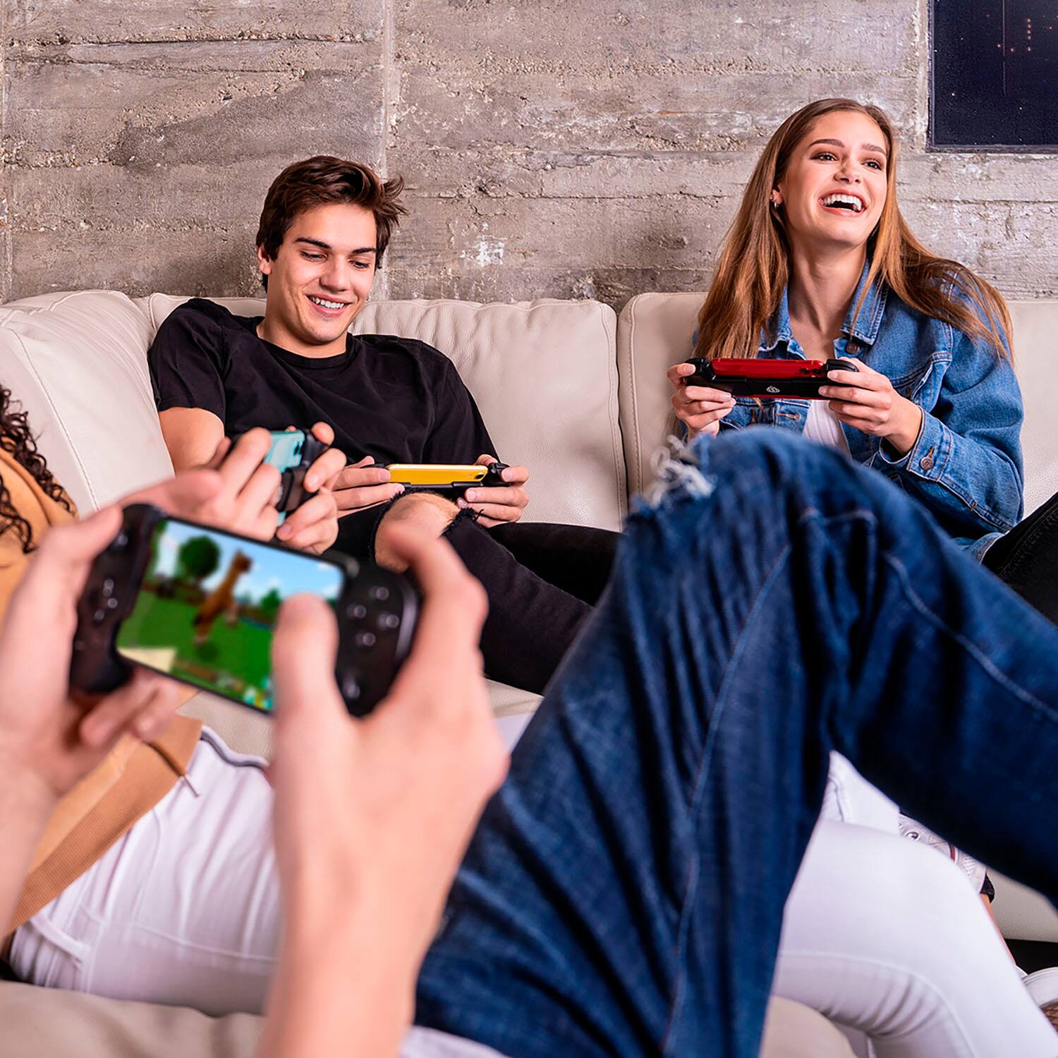 Alt View 17. Backbone - One (Lightning) - Mobile Gaming Controller for iPhone - [Includes 1 Month Xbox Game Pass Ultimate] - Black.