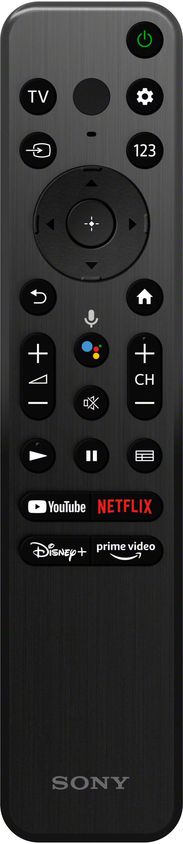 Remote Control. Sony - 50" Class X85K LED 4K UHD Smart Google TV - Black.