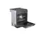 Angle. Bosch - 800 Series 4.6 cu. ft. Slide-In Electric Induction Range with Self-Cleaning - Black Stainless Steel.