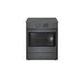 Bosch - 800 Series 30 in. Wide 4.6 cu. ft. Slide-In Electric Induction Range with Self-Cleaning and 4 Elements - Black Stainless Steel