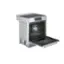 Angle. Bosch - 800 Series 4.6 cu. ft. Slide-In Electric Induction Range with Self-Cleaning - Stainless Steel.