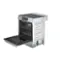 Left. Bosch - 800 Series 4.6 cu. ft. Slide-In Electric Induction Range with Self-Cleaning - Stainless Steel.