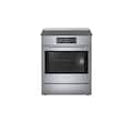 Bosch - Benchmark Series 30 in. Wide 4.6 cu. ft. Slide-In Electric Induction Range with Self-Cleaning and 4 Elements - Stainless Steel