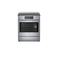 Bosch - Benchmark Series 4.6 cu. ft. Slide-In Electric Induction Range with Self-Cleaning - Stainless Steel - Front_Zoom