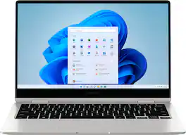 Samsung - Galaxy Book2 360 13.3" AMOLED Touch Screen Laptop - Intel 12th Gen Core i7 Evo Platform - 16GB Memory - 512GB SSD - Silver