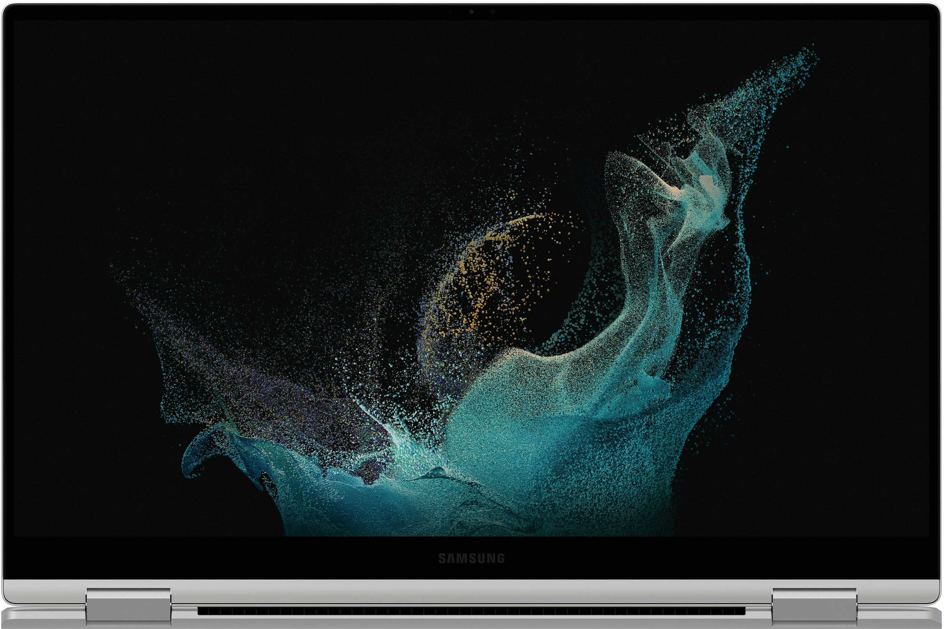 Alt View 22. Samsung - Galaxy Book2 Pro 360 2-in-1 15.6” AMOLED Touch Screen Laptop - Intel 12th Gen Evo Core i7 - 16GB DDR5 Memory – 1TB SSD - Silver.