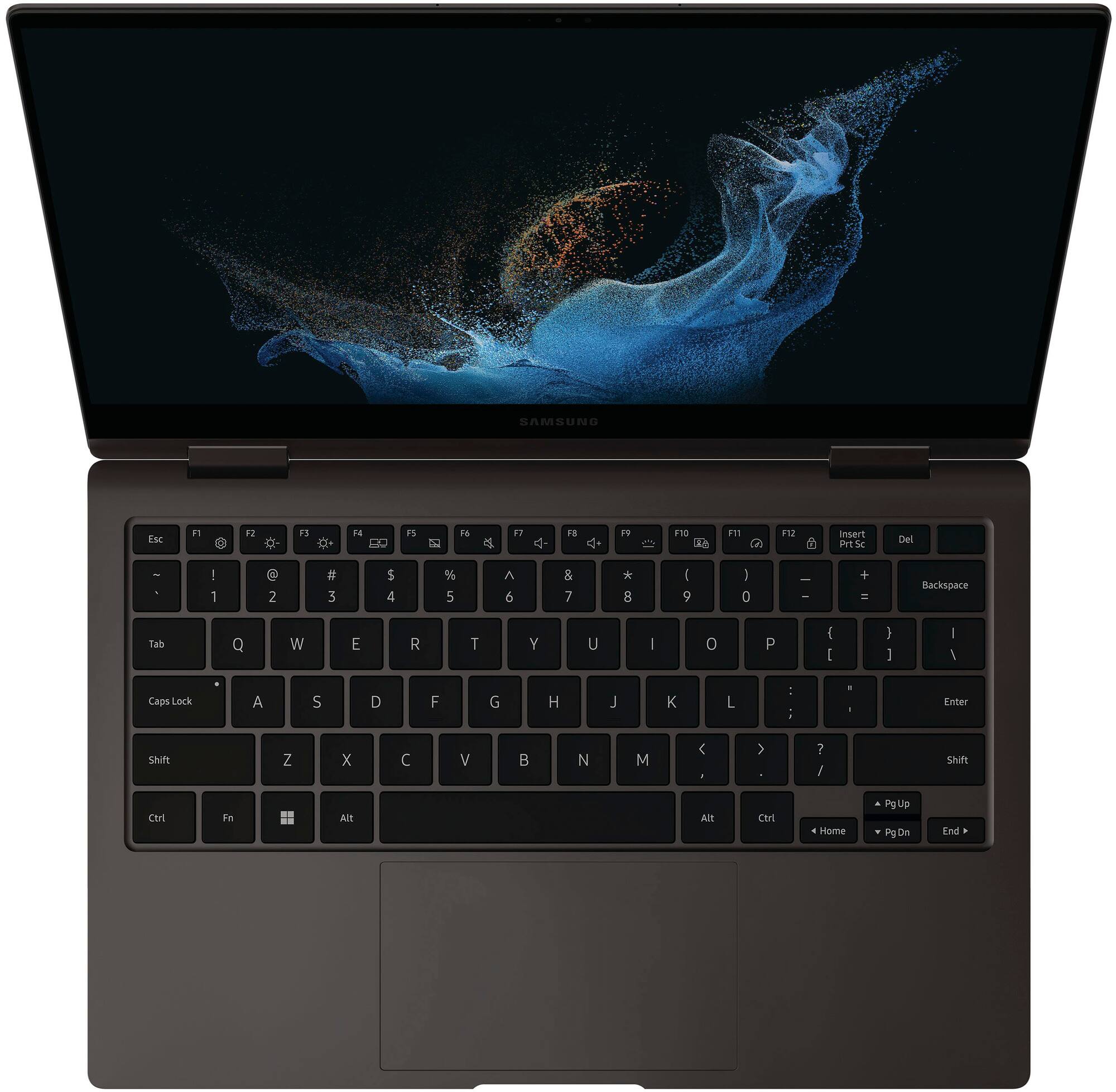 Zoom in on Alt View Zoom 15. Samsung - Galaxy Book2 Pro 360 13.3" AMOLED Touch Screen Laptop - Intel 12th Gen Core i7 Evo Platform - 8GB Memory - 256GB SSD - Graphite.