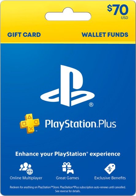 Bemyndigelse Anvendelig Billy ged Sony PlayStation Store $70.00 PlayStation Store 70 Plus - Best Buy