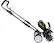 Left. Greenworks - 10 " 80 Volt Cultivator/Tiller (2Ah battery & charger included) - Black.