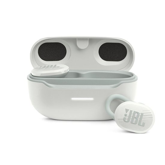 JBL Endurance Race Waterproof True Wireless Sport Earbud Headphones White  JBLENDURACEWHTAM - Best Buy