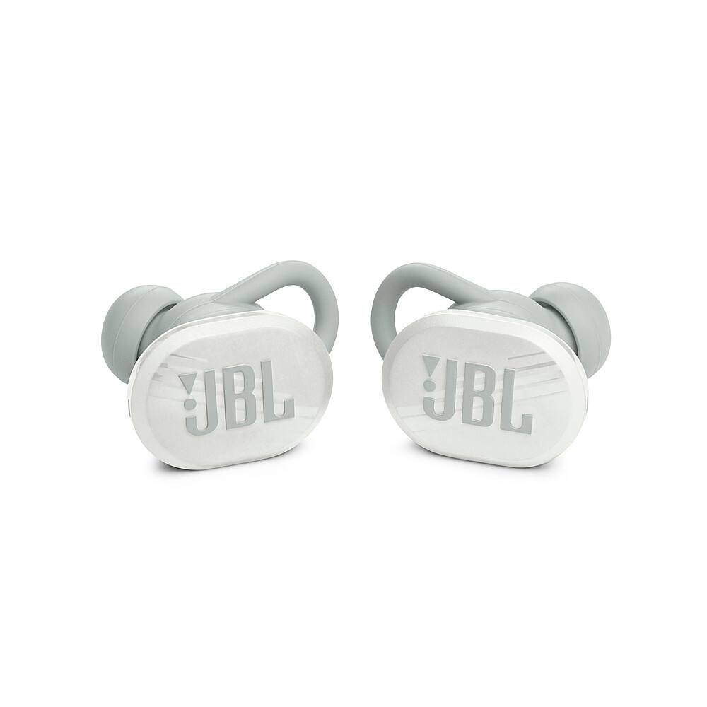 Alt View 11. JBL - Endurance Race Waterproof True Wireless Sport Earbud Headphones - White.