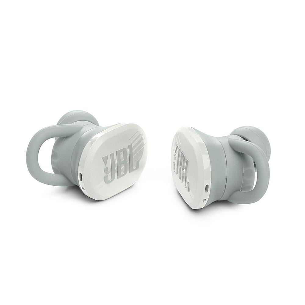 Alt View 12. JBL - Endurance Race Waterproof True Wireless Sport Earbud Headphones - White.