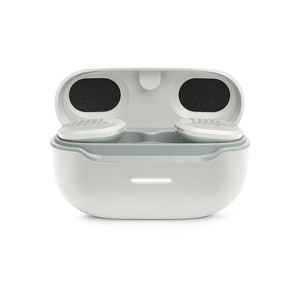 Alt View 13. JBL - Endurance Race Waterproof True Wireless Sport Earbud Headphones - White.
