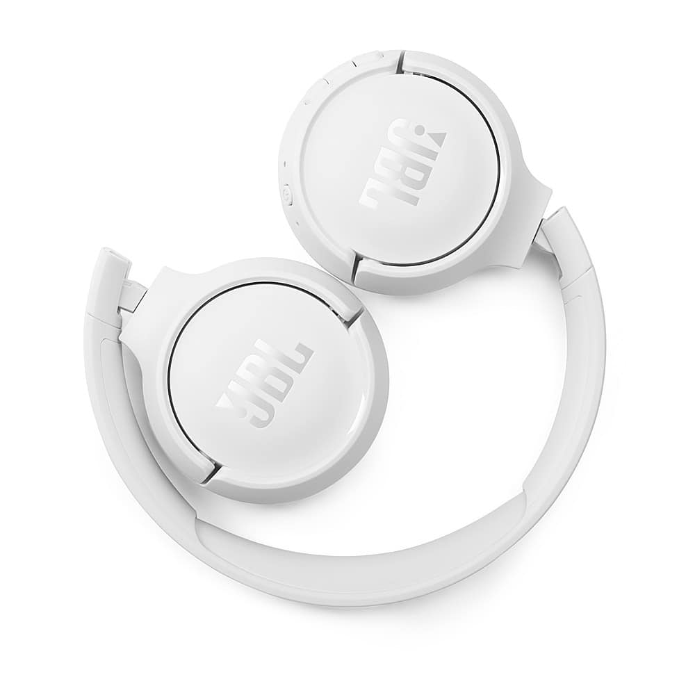 Alt View 12. JBL - Tune 510BT Wireless On-Ear Headphones - White.