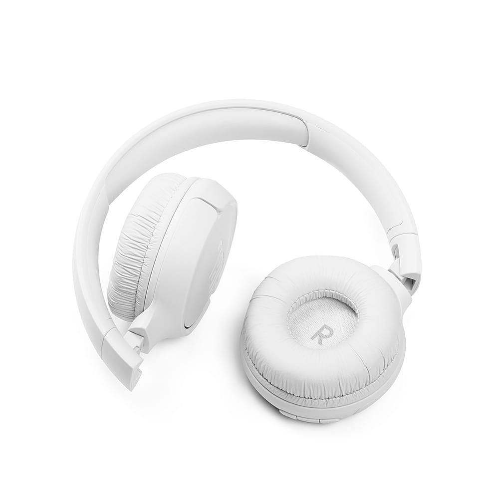 Alt View 17. JBL - Tune 510BT Wireless On-Ear Headphones - White.