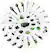 Alt View 17. Greenworks - 80-Volt 21-Inch Self Propelled Lawn Mower (1 x 4.0Ah and 1 x 2.0Ah Battery and 1 x Charger) - Green.